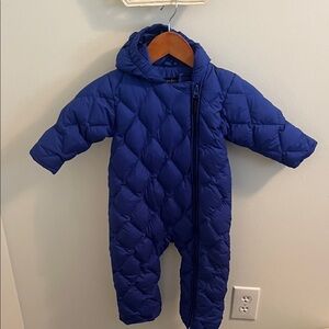 Lands End Quilted Baby Snowsuit